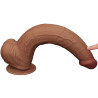 LoveToy SlidingSkin Gode Sliding Skin 26 x 6cm Marron